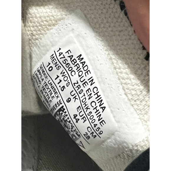 CONVERSE JACK PURCELL sz 10 canvas retro low top shoes - Picture 5 of 5